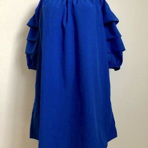 Anthropologie Elodie Off The Shoulder Dress Size M